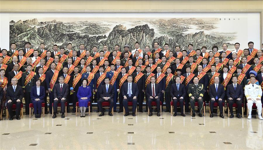 CHINA-BEIJING-XI JINPING-ROLE MODELS-MEETING (CN)